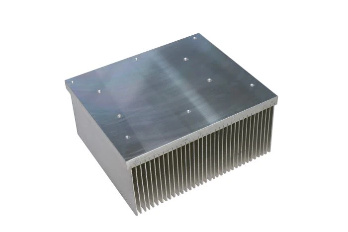 Crimped fin heatsink Crimped fin heatsink