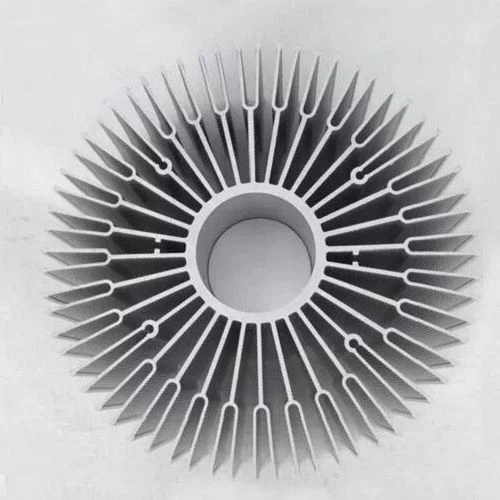 led round extrusion heatsink