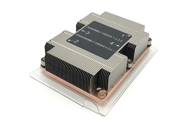 aluminum fin copper base heat sink
