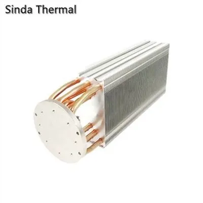 Dissipador de calor com lâmpada LED