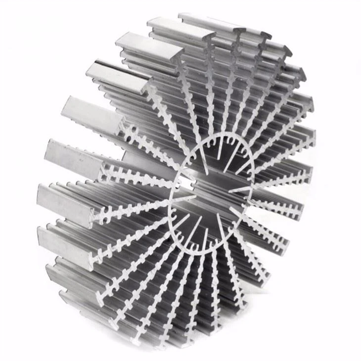 Aluminum Round LED Heatsink Extrusion