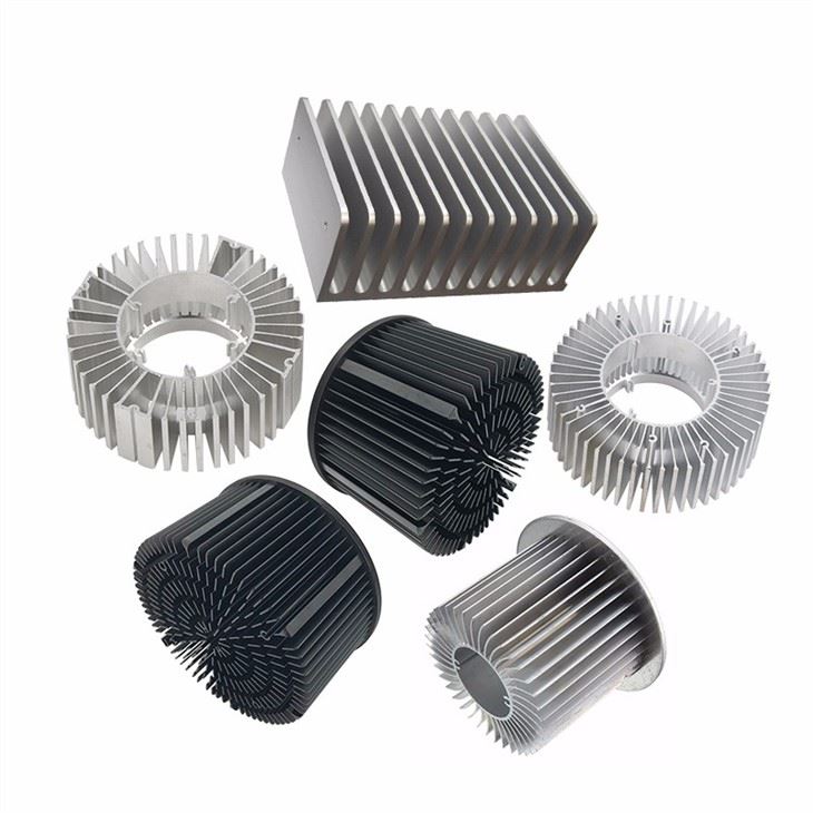 Aluminum Round LED Heatsink Extrusion