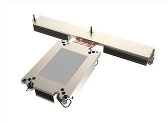 Zíper de alumínio placa de cobre 1U servidor EAVC CPU radiador para LGA4677