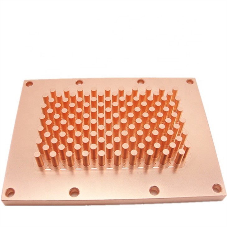 Dissipador de calor IGBT com aleta de pino de cobre