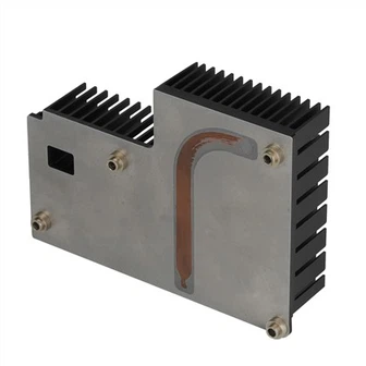 Tubo de calor de extrusão de alumínio Vrm dissipador de calor