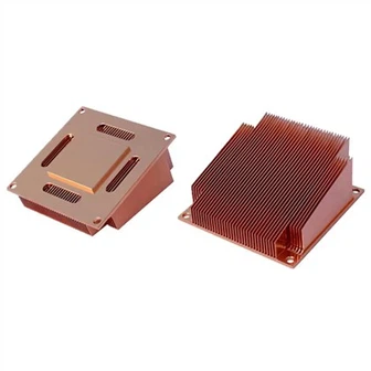 Dissipador de calor de placas gráficas com barbatana de cobre