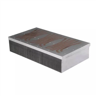 Dissipador de calor de aleta Skiving de alumínio de alto desempenho para inversor